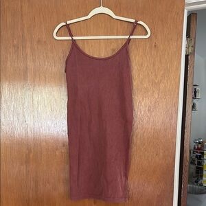 Burgundy tight Dress